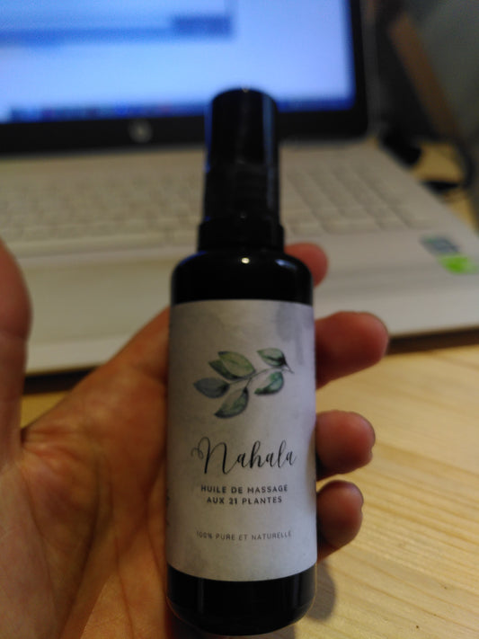 Huile de massage aux 21 plantes bienfaisantes - 50 ml